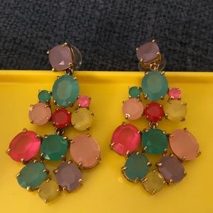 Kate spade colorful chandelier earrings.